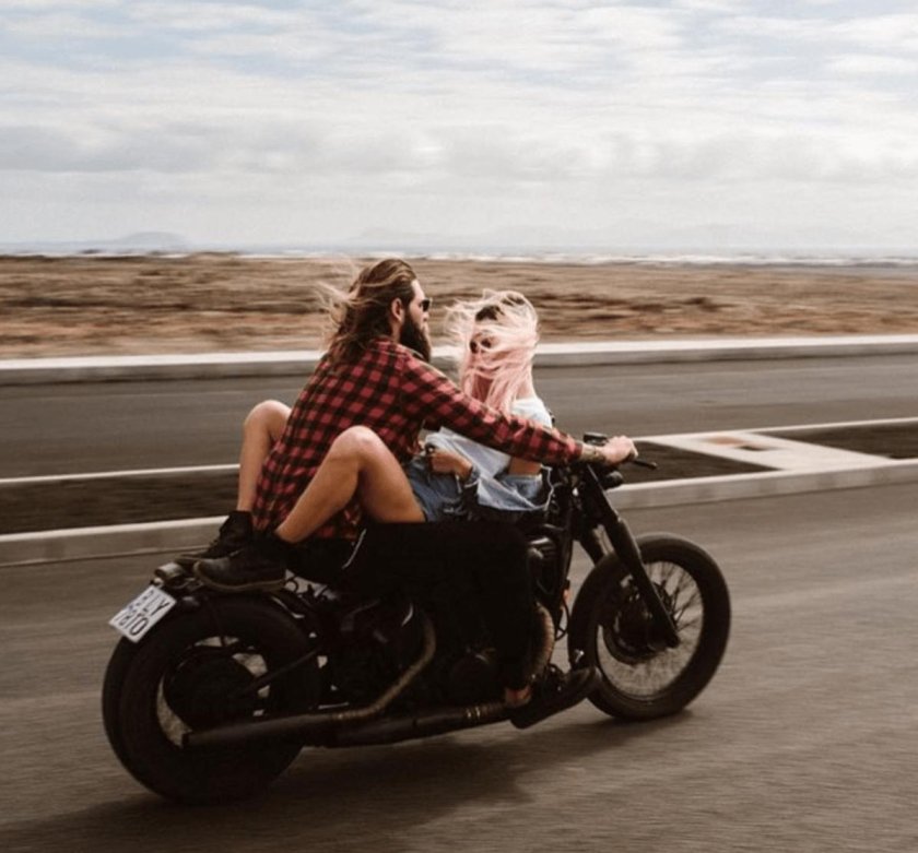 Анастасия Трегубова Harley Davidson