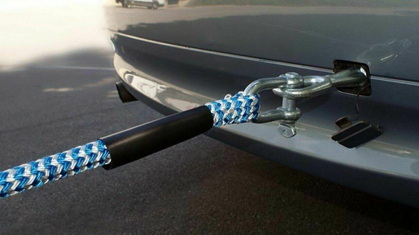 Авто трос буксировочный