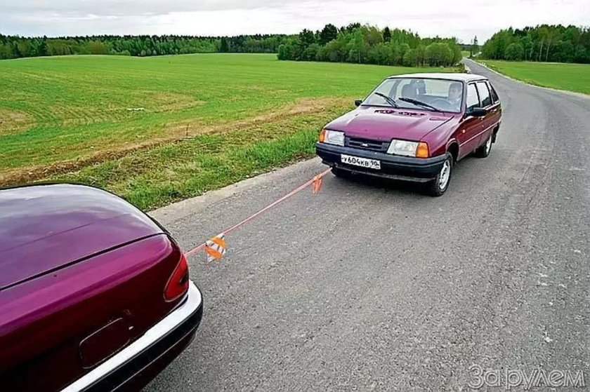 Буксировка автомобиля