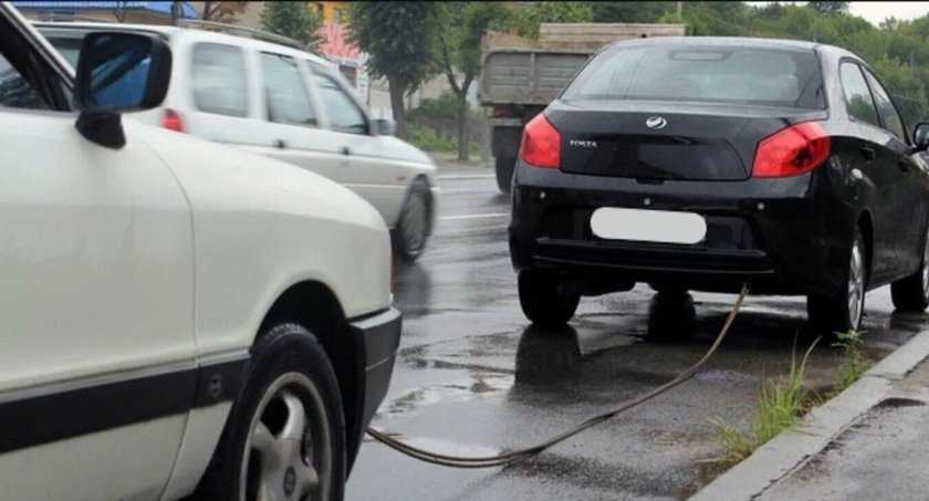 Буксировка автомобиля