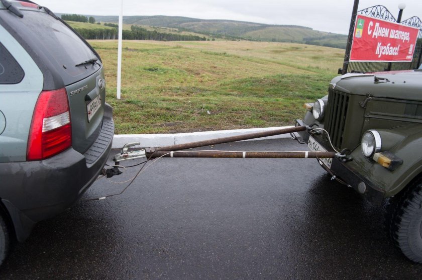 Жесткая сцепка ЗИЛ 131