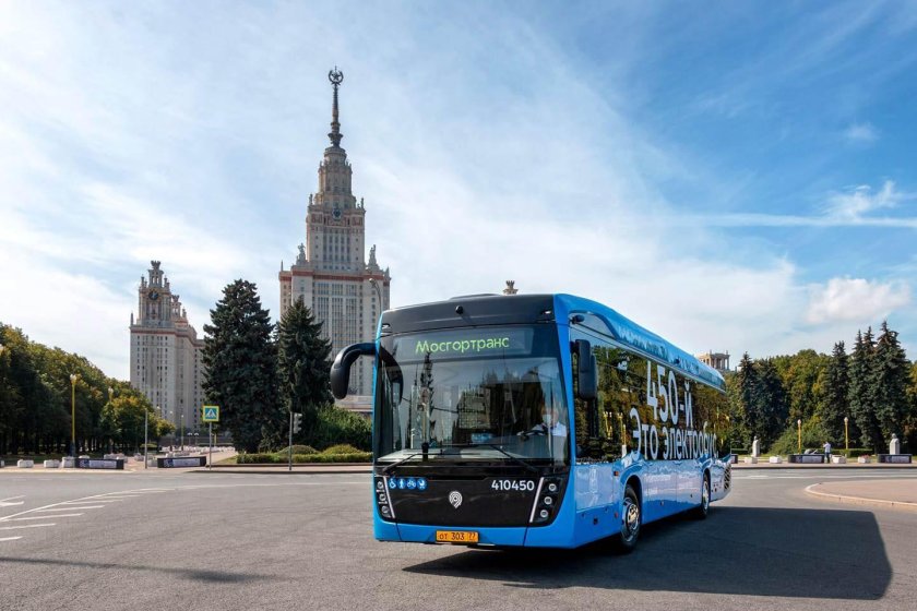 Мосгортранс Москва электробус