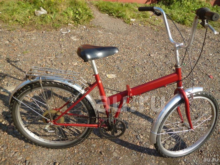 Велосипед салют красный