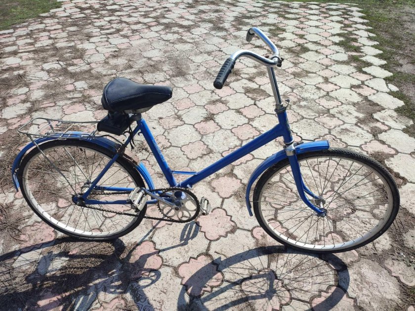 Велосипед салют реставрированный