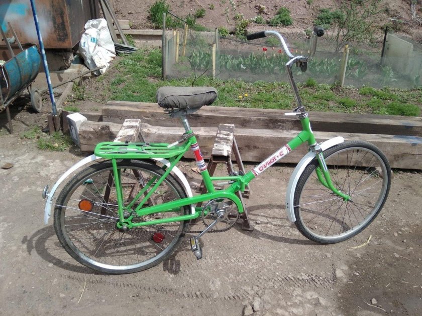 Советский велосипед салют