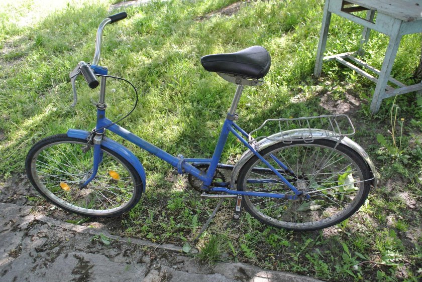 Советский велосипед дамский салют