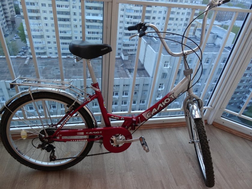 Велосипед салют 24