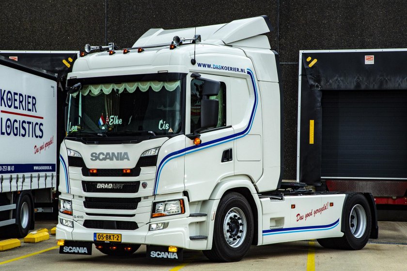 Скания g400 белая