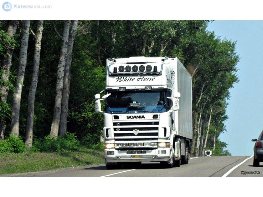 Скания 124 белая