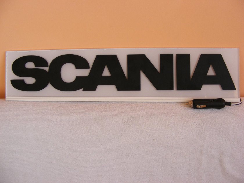 Диодная табличка на лобовое стекло Scania