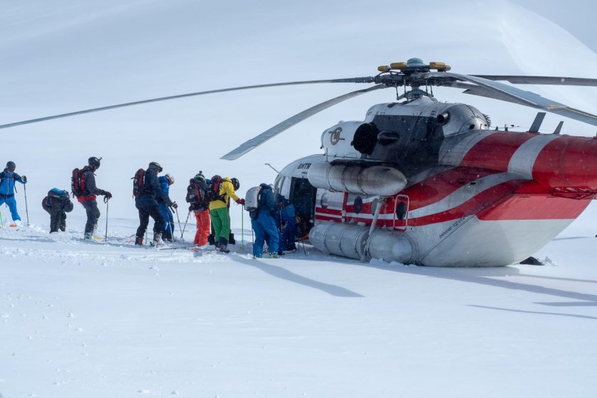 Хели ски Камчатка