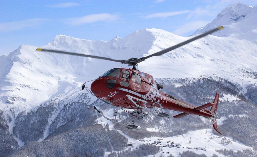 Eurocopter as350 в горах