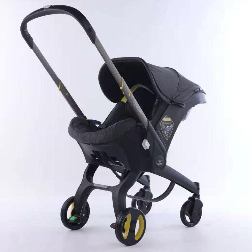 Коляска-автокресло Tommy черная