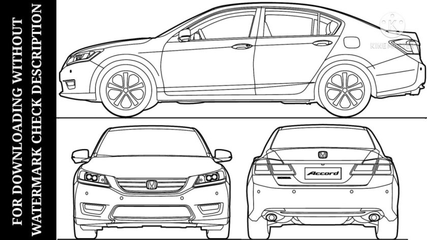 Габариты Хонда Аккорд 8
