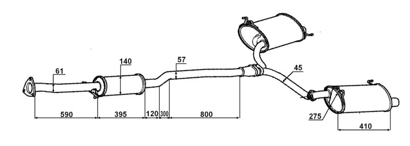 Выхлопная система Хонда Аккорд 7