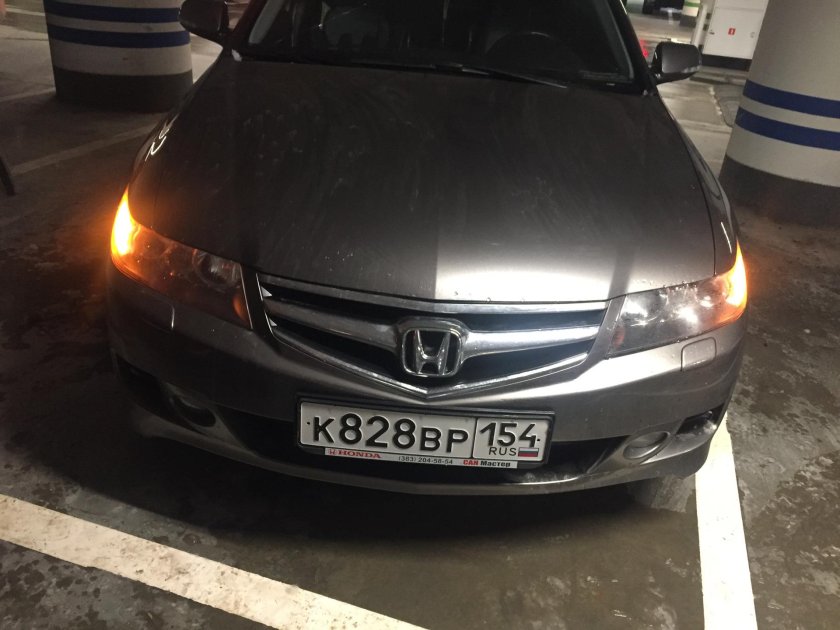 Accord 7 оранжевые габариты