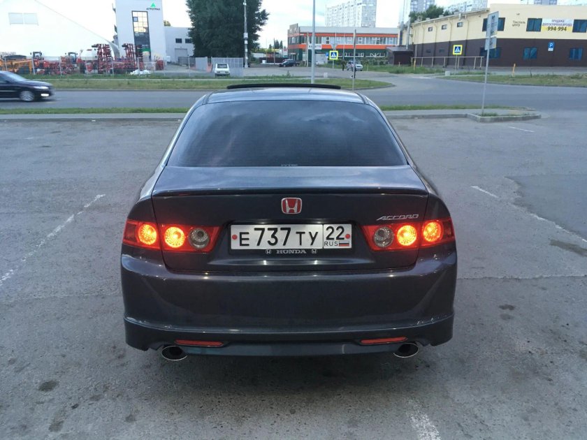 Accord 7 оранжевые габариты