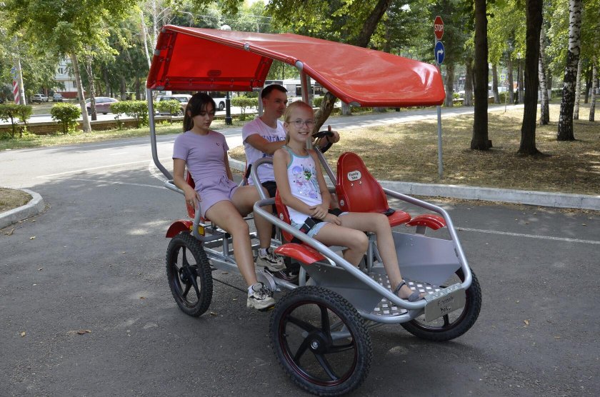 Электровеломобиль familybike e-sv4