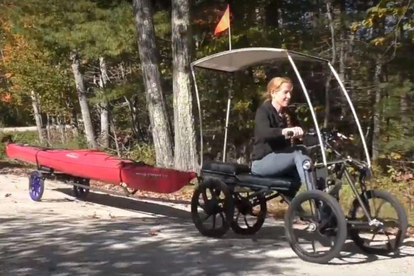 Био гибридный веломобиль