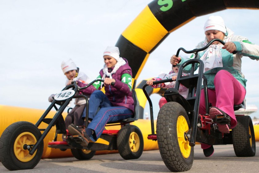 Веломобиль взрослый двухместный