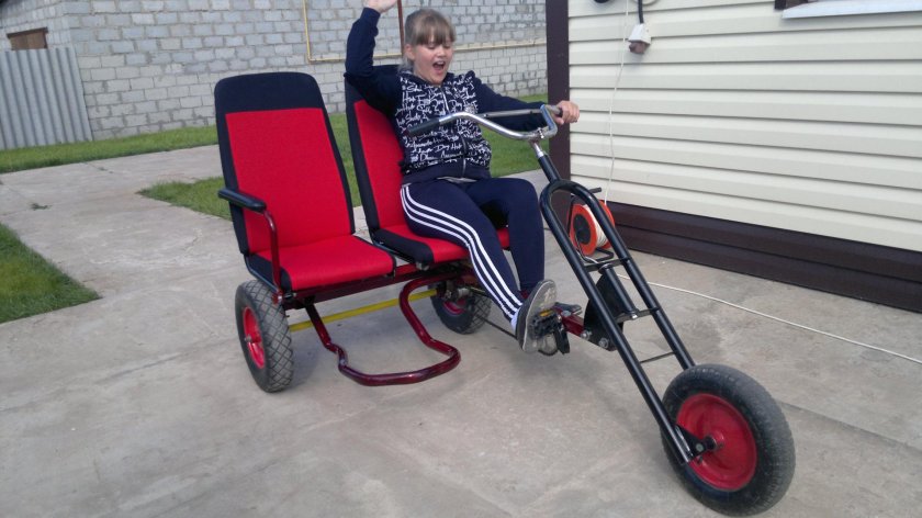 Веломобиль Smart Quadruple