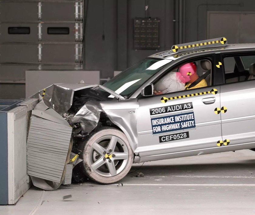 Краш тест Audi a4
