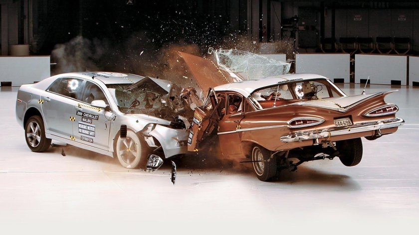 Chevrolet bel air 1959 crash test