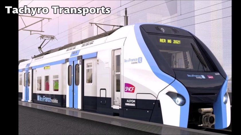 Электропоезда RER Париж