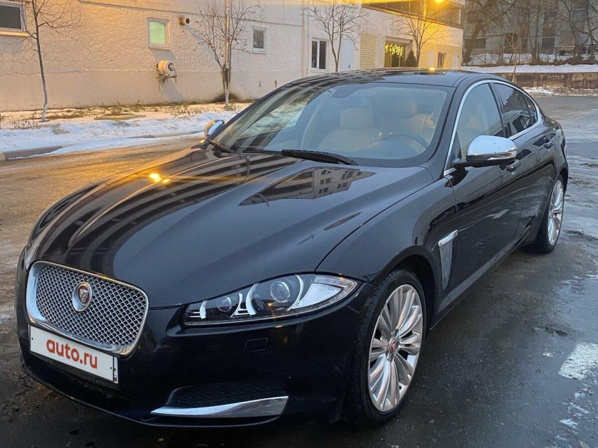 Jaguar xf 2008 черный