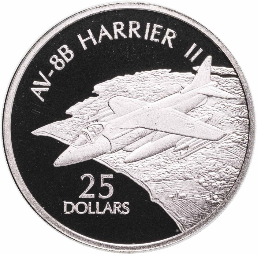 25 Долларов Соломоновы острова 2003г серебро