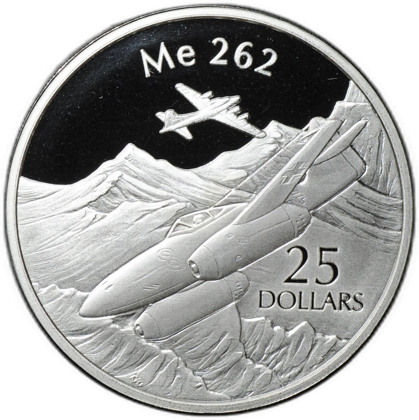 25 долларов монета 2003 соломоновы острова самолет