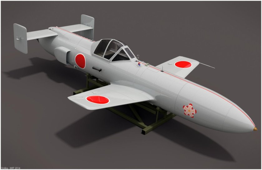 Самолет-камикадзе Йокосука mxy7 Ohka