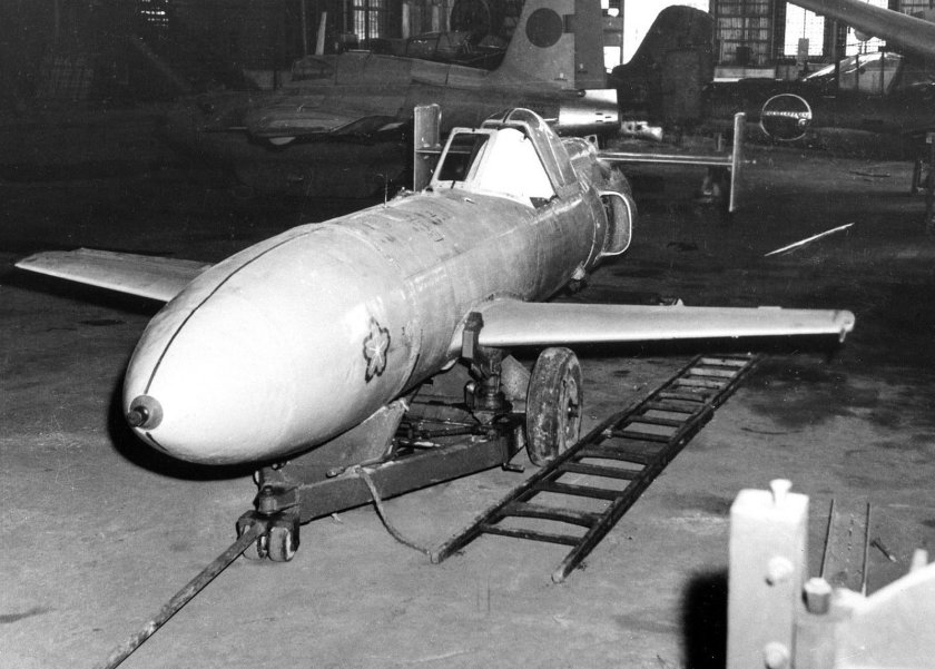 Yokosuka mxy7 Ohka самолёты Японии