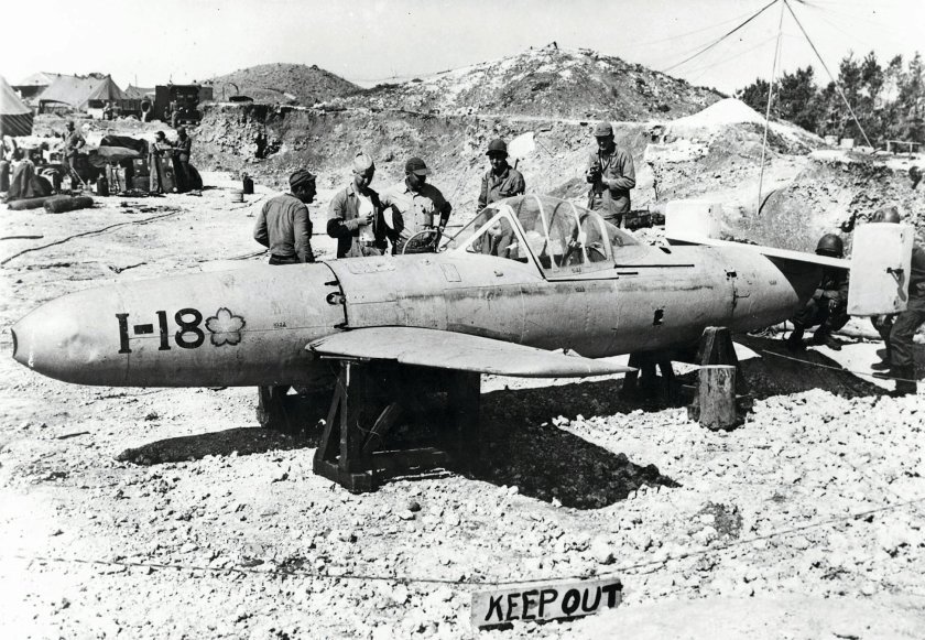 Самолет-камикадзе Йокосука mxy7 Ohka