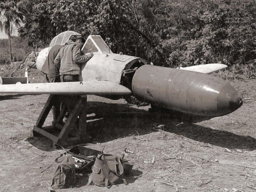 Самолет-камикадзе Йокосука mxy7 Ohka