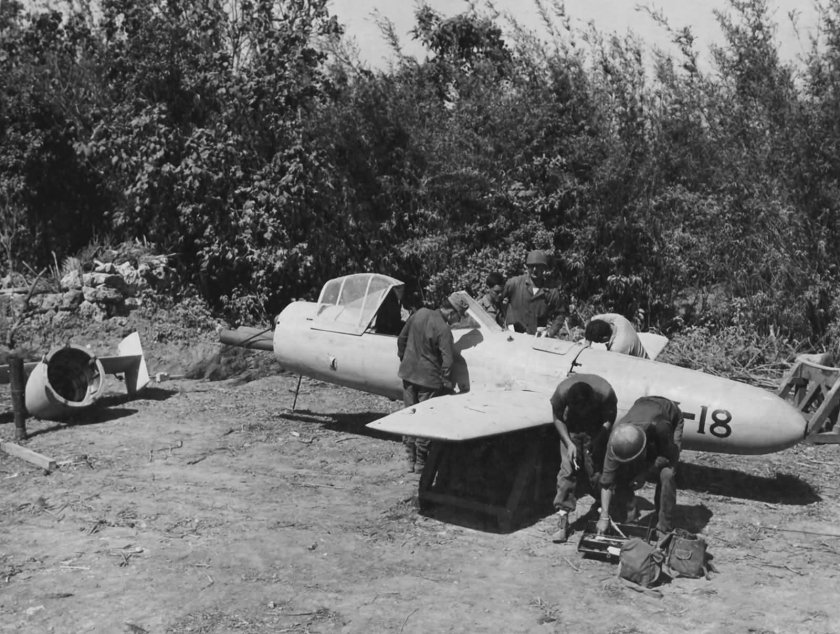 Самолет-камикадзе Йокосука mxy7 Ohka