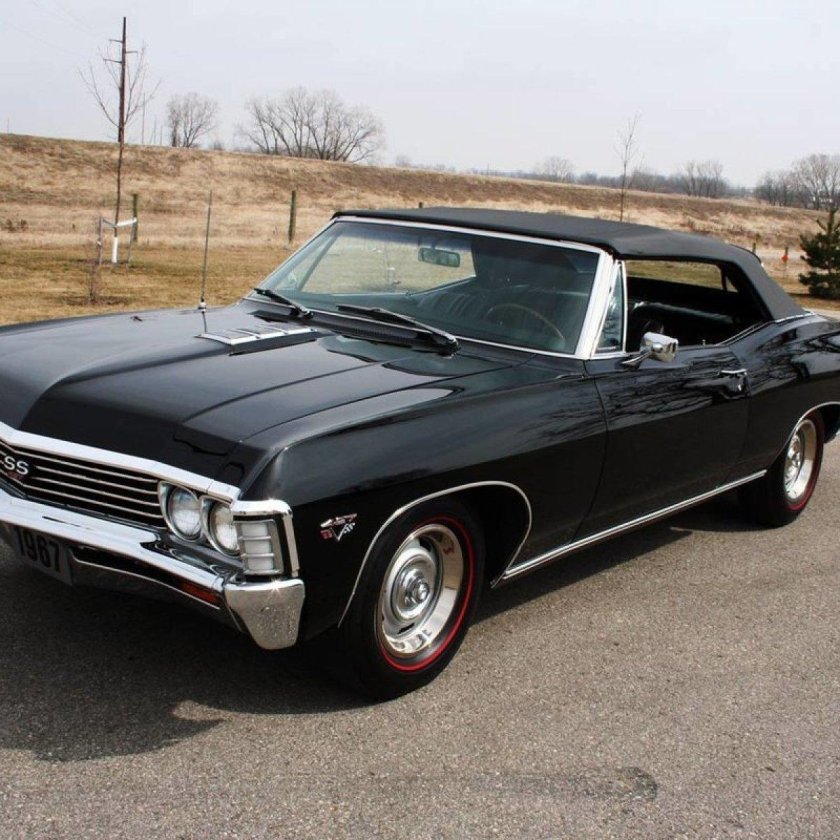 Chevrolet impala ss 1967 black