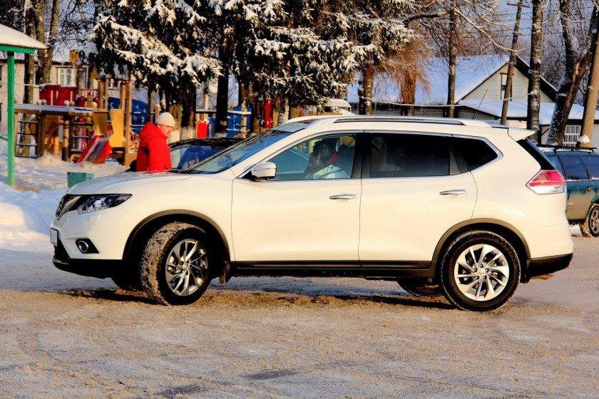 Ниссан икстрейл 2017 белый