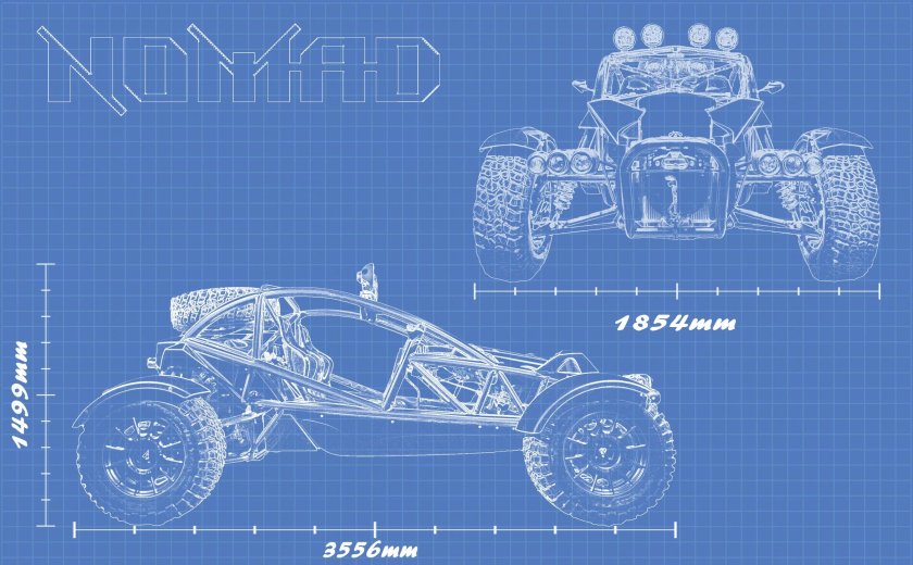 Багги Ariel Nomad 2020 чертежи