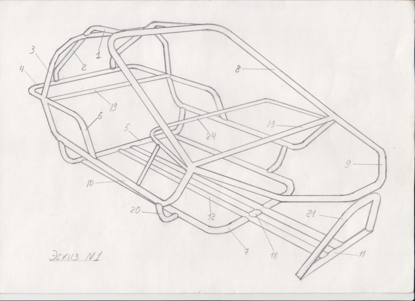 Каркас багги Вираж 4х4