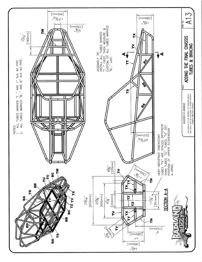 Багги DPV чертежи