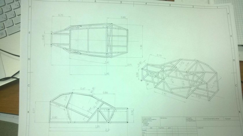 Багги Ariel Nomad чертежи