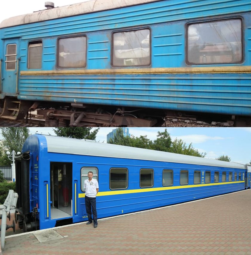 Купейний вагон Украина