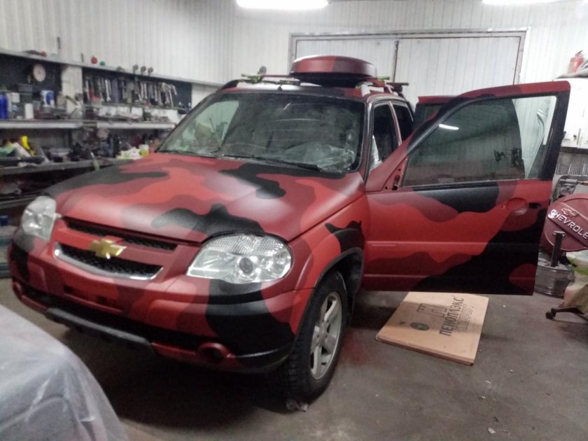 Chevrolet niva камуфляж