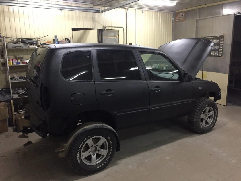 Нива Шевроле в рапторе