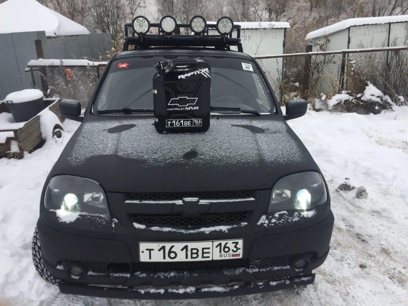 Нива Шевроле в рапторе