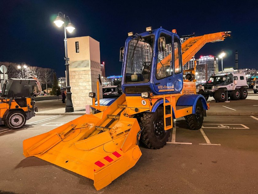 Лаповый снегопогрузчик