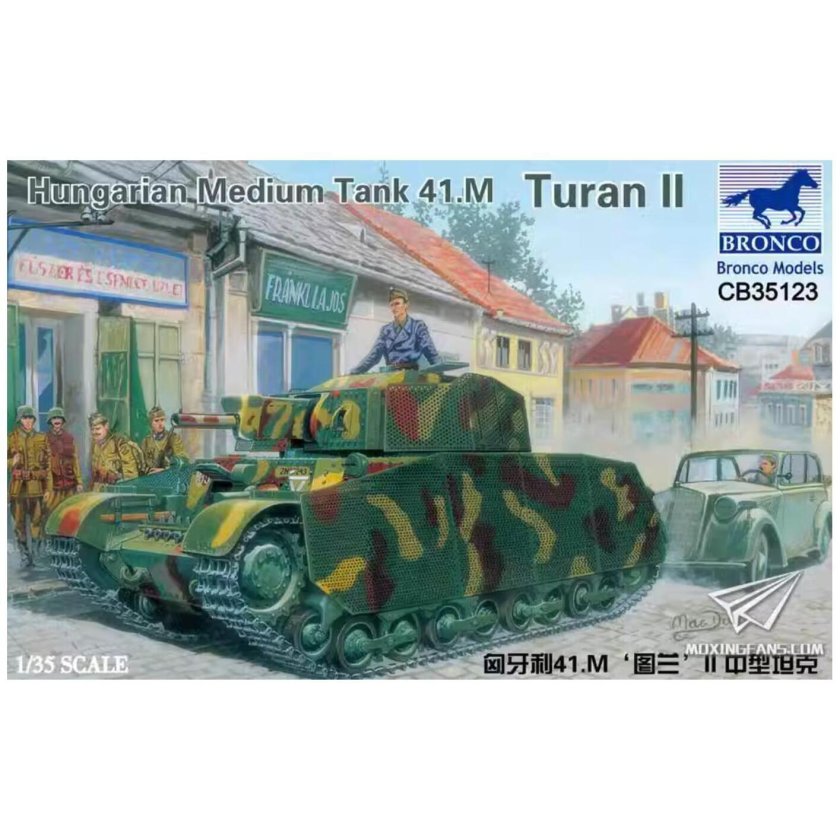 Средний венгерский танк Bronco cb35123 1/35 м «Turan II»