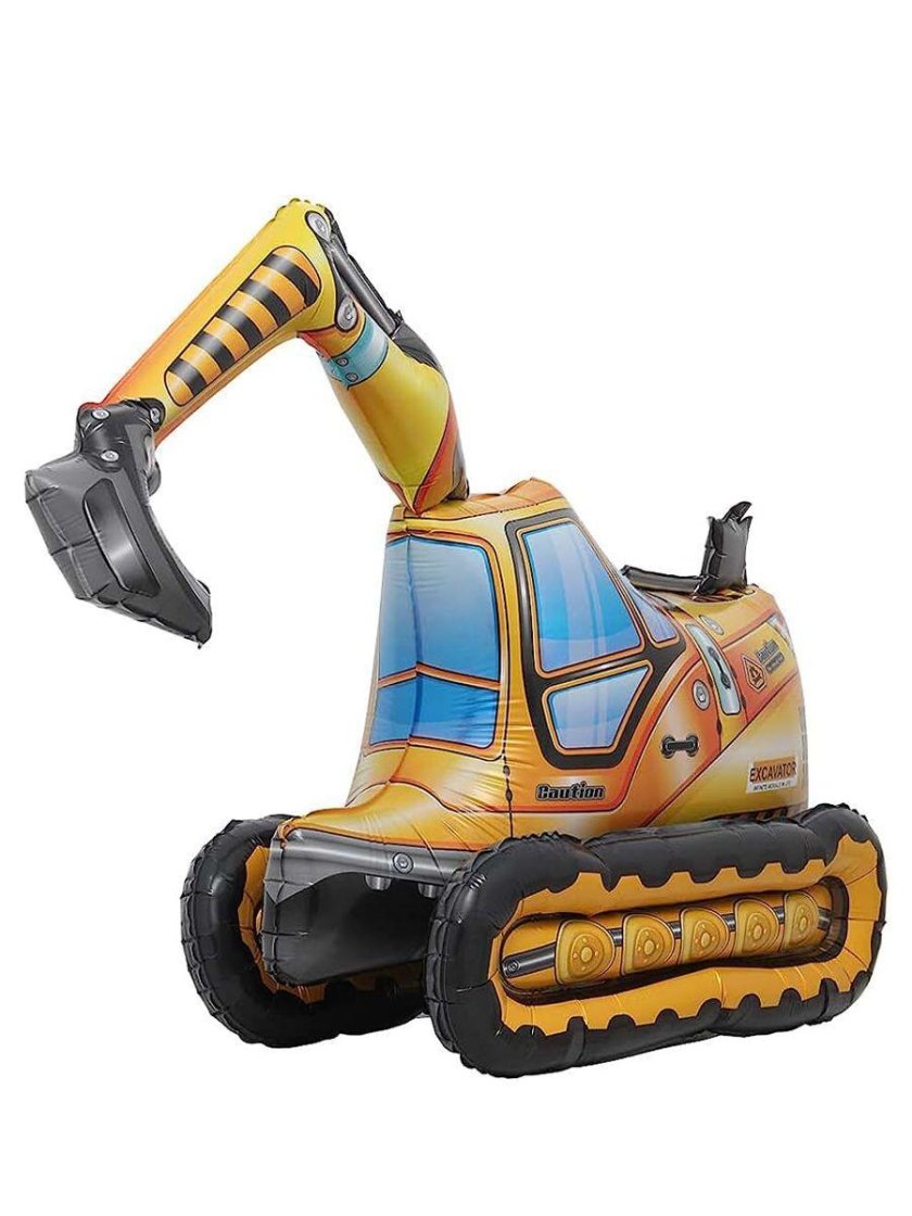 Экскаватор с буром игрушка