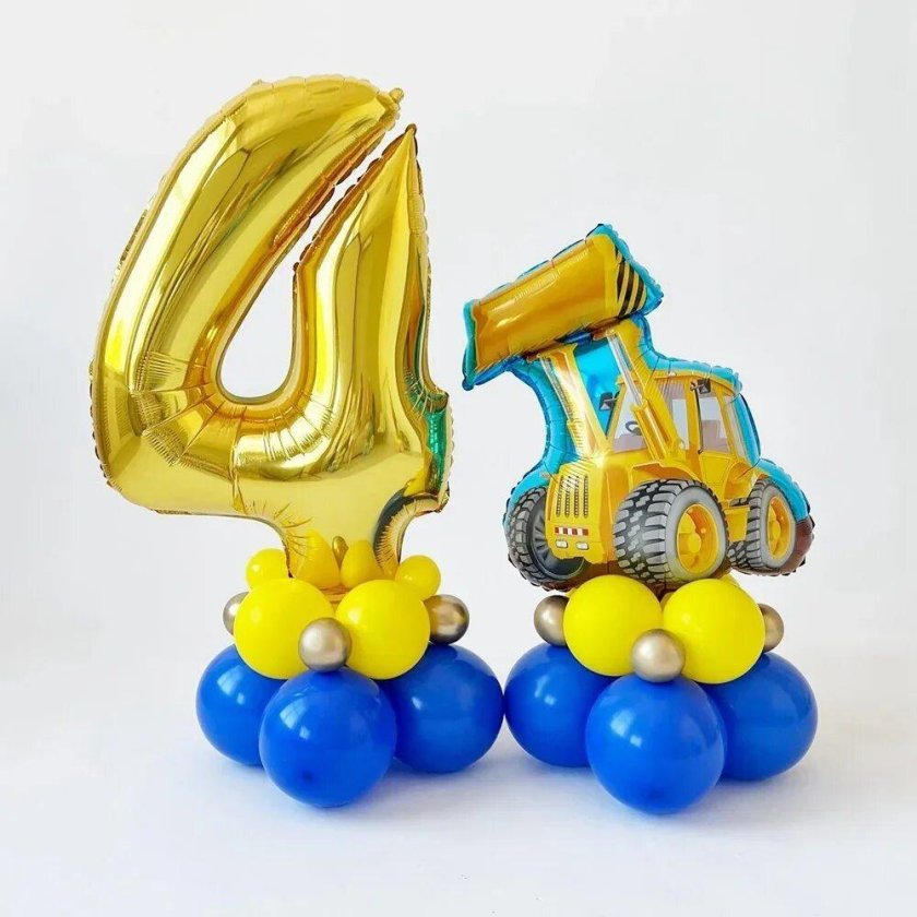 Сет из шаров с экскаватором